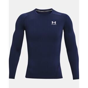 Under Armour HeatGear Men's Navy Blue Compression Long Sleeve
